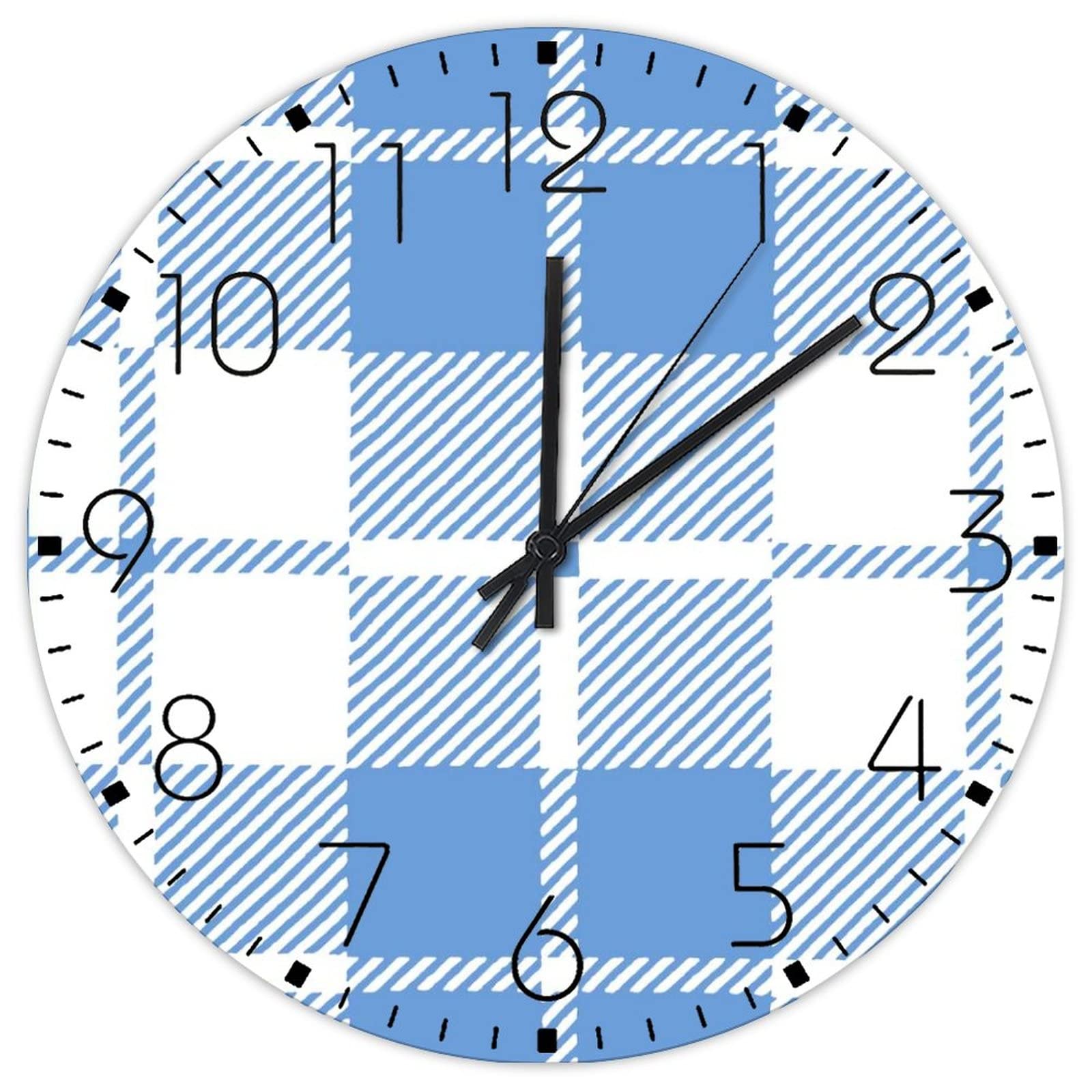 Horloge murale en bois pour salle de yoga et espace détente bien-être