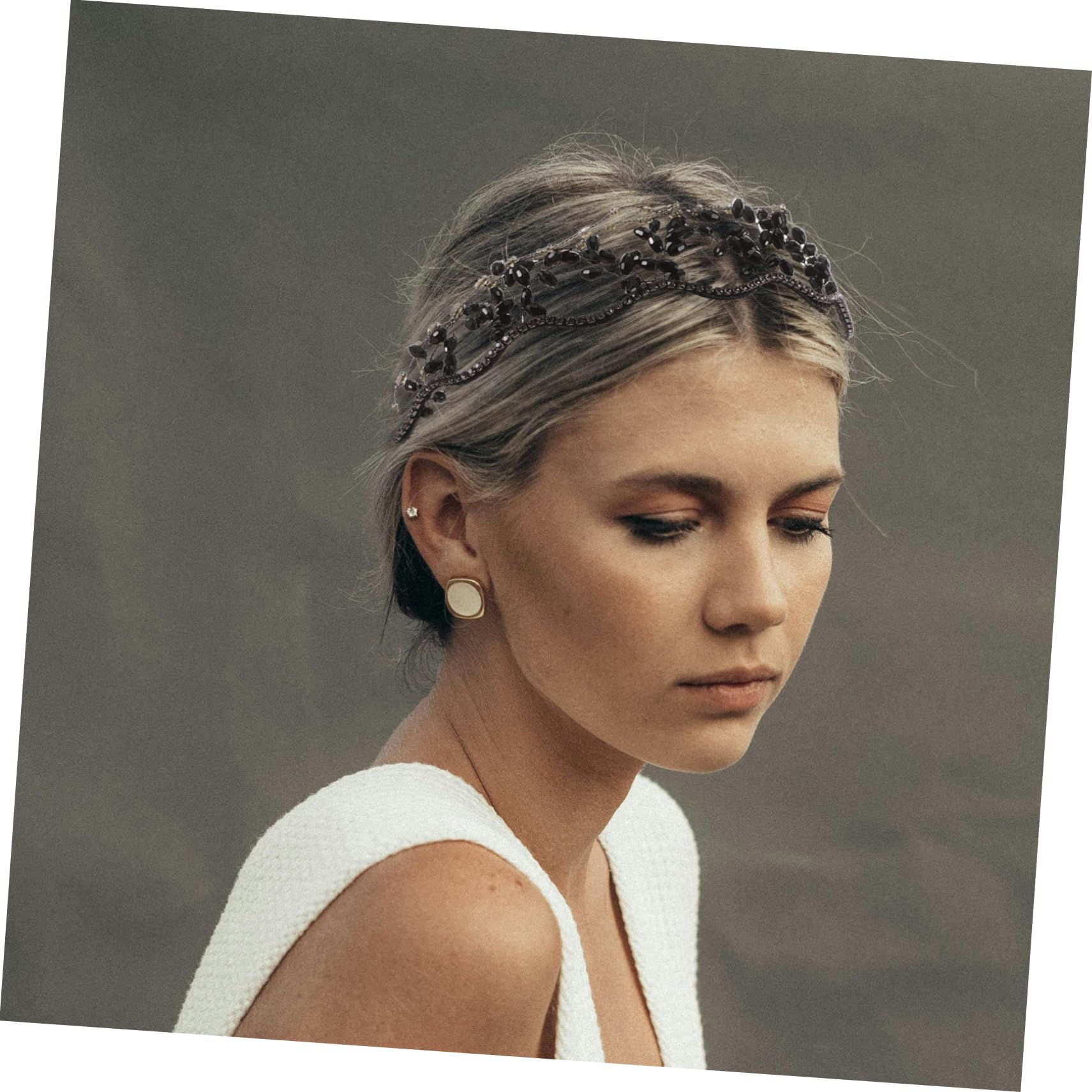 Diadema de Cristal para Mujer Brillantes, Boda Elegante