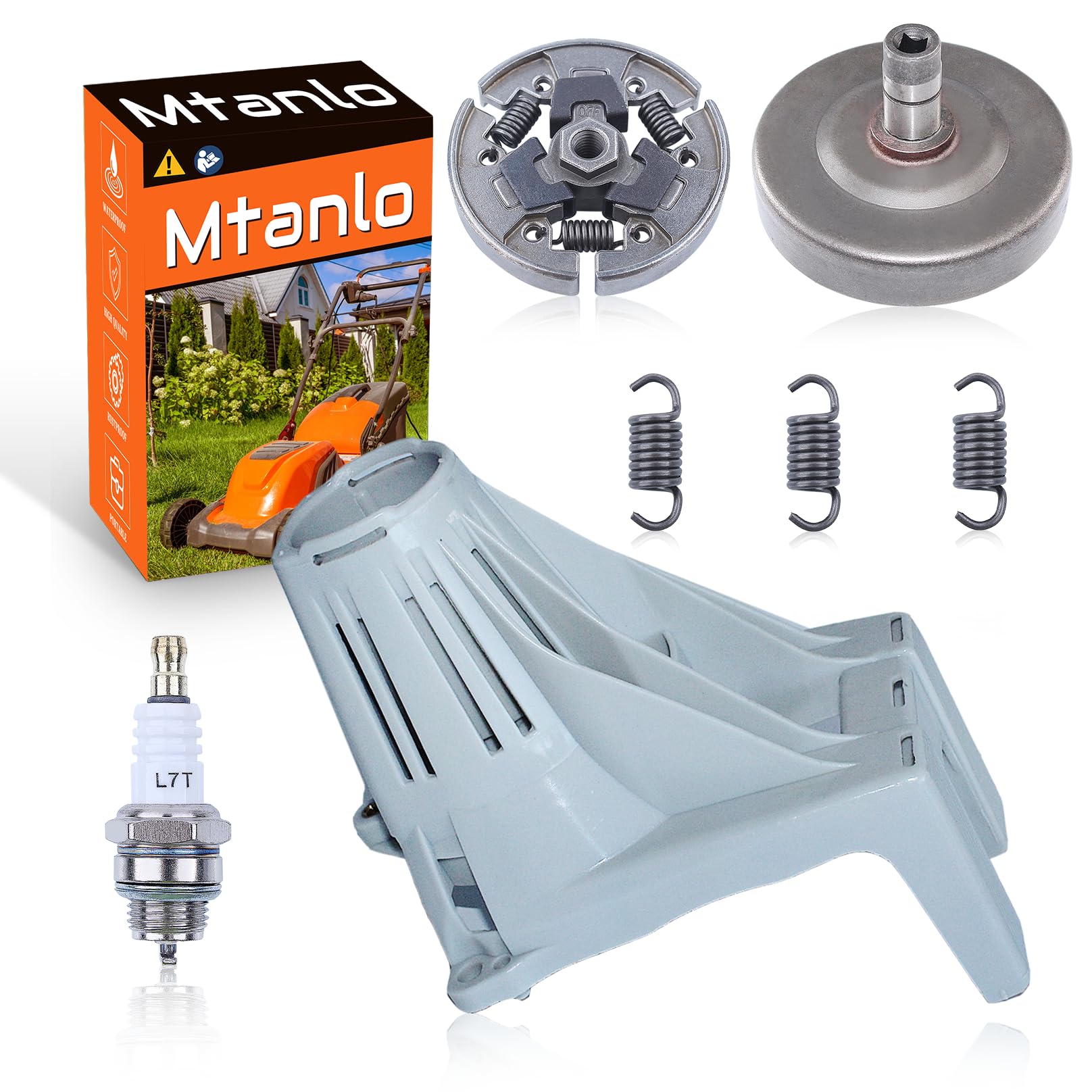 Amazon.com : Mtanlo Clutch Drum Housing Spark Plug For Stihl FS80