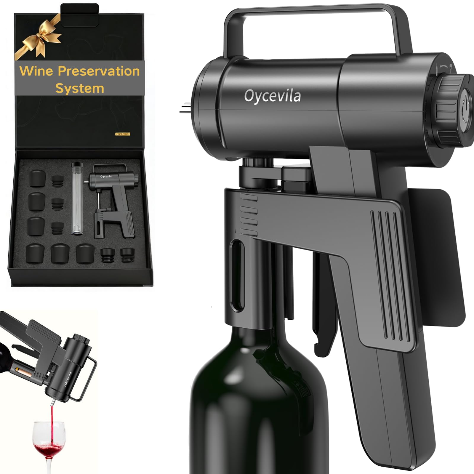 Système de conservation du vin pour savourer vos bouteilles durant 5 semaines