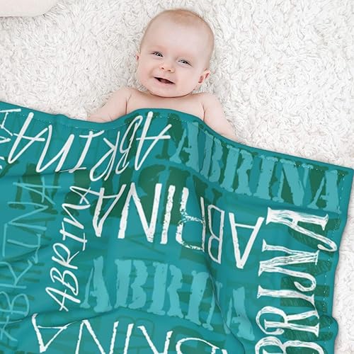 Miniatura 33 de Mantas de bebé personalizadas para niña, manta suave personalizada con nombre para niños, regalos personalizados para bebés recién nacidos, manta