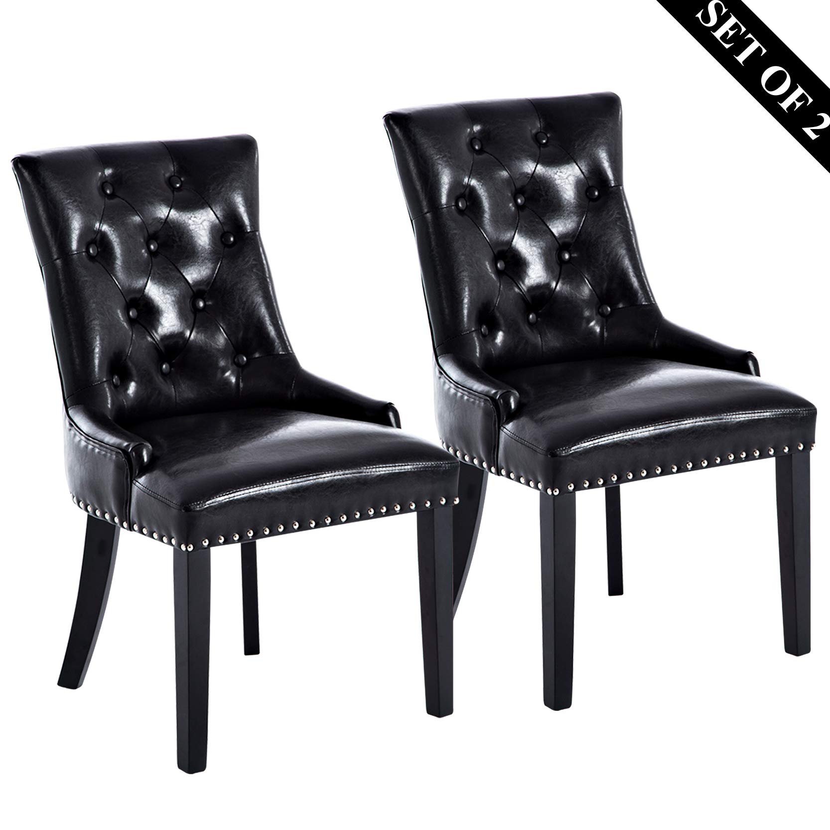 Leather Nailhead Dining Chairs All Chairs
