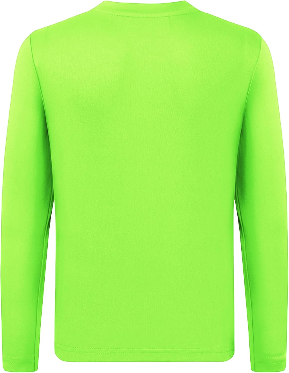 QBK 4T to Youth Neon Shirt Kids UPF 50+ Dry Fit Athletic Long Sleeve T Shirts for Boys and Girls-Moisture Wicking Rash Guard - Image 3