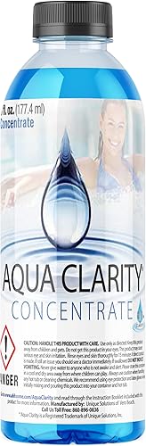 Limpiador de bañera de hidromasaje, clarificador y acondicionador 3 en 1, elimina la necesidad de purgar y drenar con dosis semanal, reduce el uso