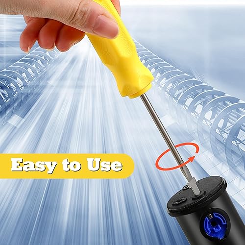 Miniatura 7 de Herramienta de ajuste del rotor de aspersor compatible con Rainbird 5000 Herramienta de extracción de cabezal de aspersor, destornillador de ajuste