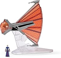 Vista 1 de Star Wars Micro Galaxy Squadron Light Armor Class ASAJJ VENTRESS’S GINIVEX Starfighter - 3-Inch Vehicle with 1-Inch Asajj Ventress Micro Figure