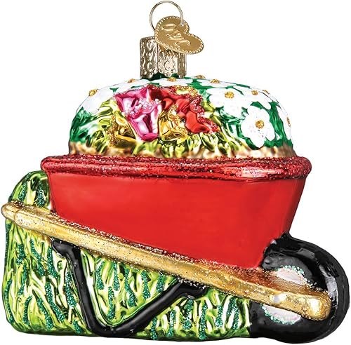 Vista 13 de Old World Christmas Adorno de cristal soplado She Shed para árbol de Navidad