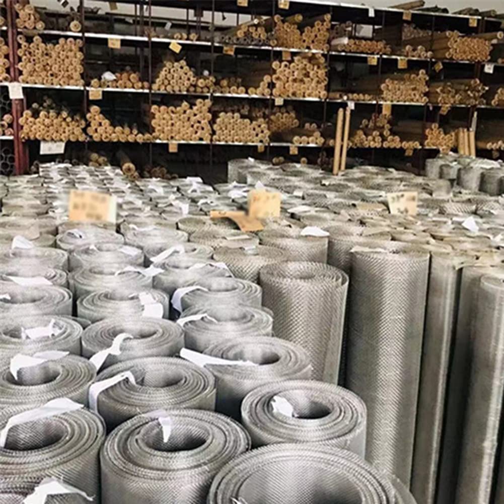 Metalowa siatka przeciw owadom 8 oczek 18 oczek 60 siatkowa osłona okienna siatka odporna na korozję łatwa do cięcia metalowy filtr ogród kuchnia okno filtr tkanina filtracyjna, 60 siatek, 1 x 3 m