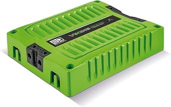 Banda VIK8000.2GREEN Car Amplifier Audio Speaker 2-Ohms Full Range New Viking 8000 Watts Rms LED Indicator Sound Specialization Aluminum Chassis - Green