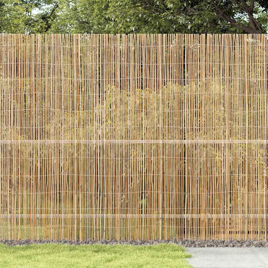Ogrodzenie bambusowe, naturalne, 500 x 180 cm, bambusowe, ochrona przed wzrokiem, płot ogrodowy, rolowany, odporny na warunki atmosferyczne, rustykalne ogrodzenie na taras i działkę, ochrona