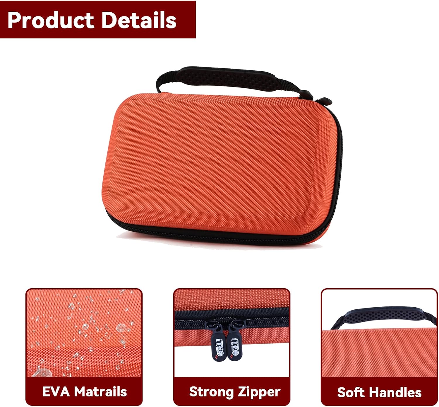 Hard Storage Case for Klein Tools - Custom Fit for Circuit Breaker Finder ET310, RT250 Outlet Tester, NCVT Voltage Tester & Accessories | Waterproof, Shockproof, Dustproof (Orange) - Image 6