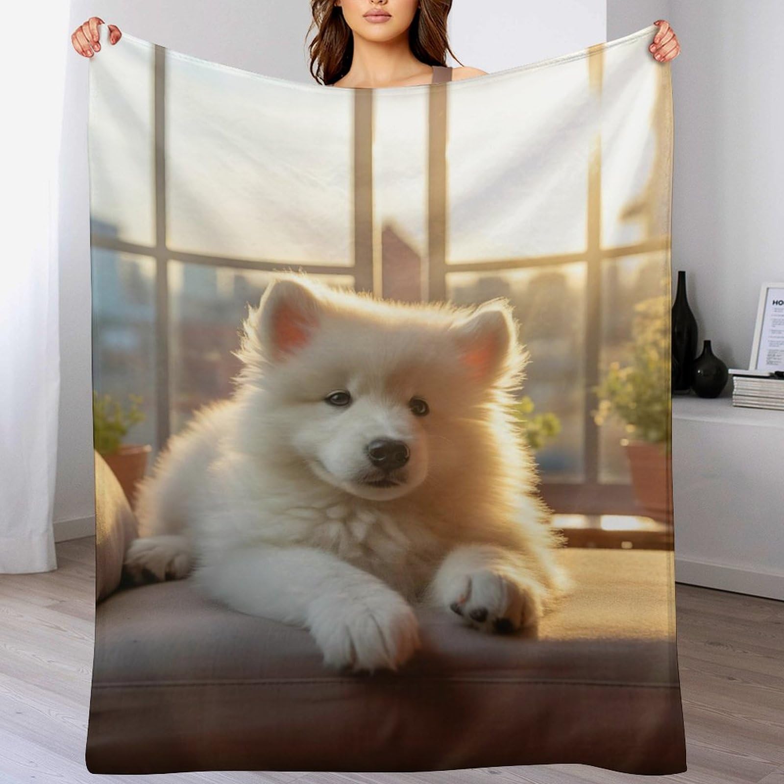 Plaid chien pour canapé couverture polaire douce lit