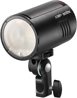 Godox AD100Pro Pocket Flash Light Studio Photography Lamp OLED Screen 5800K 1/8000s Sync TTL/Multi/M Flash Built-in 2.4G Wireless X System with Rechargeable 2600mAh Battery