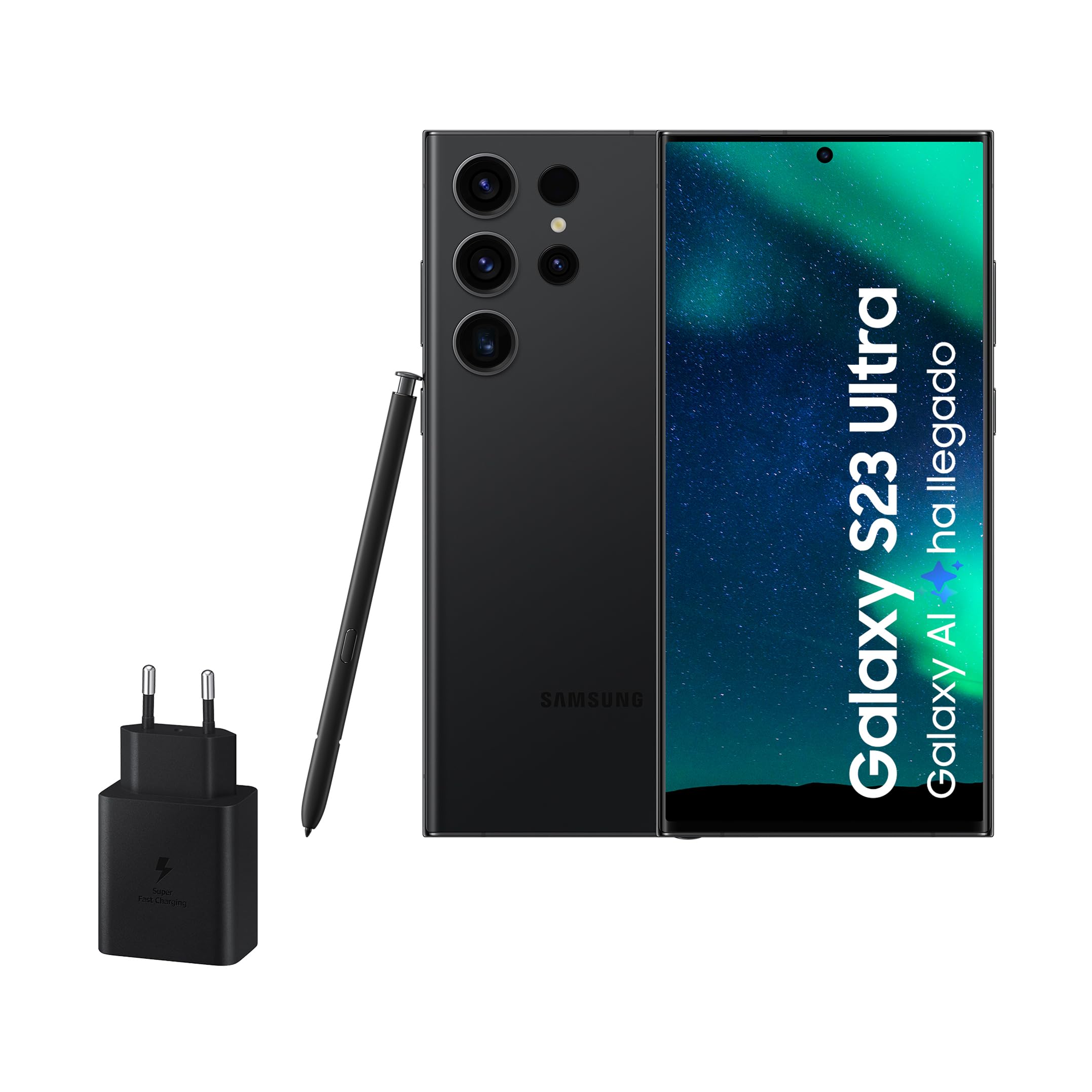 Samsung Galaxy S23 Ultra, 512 GB + Caricatore da 45 W - Smartphone