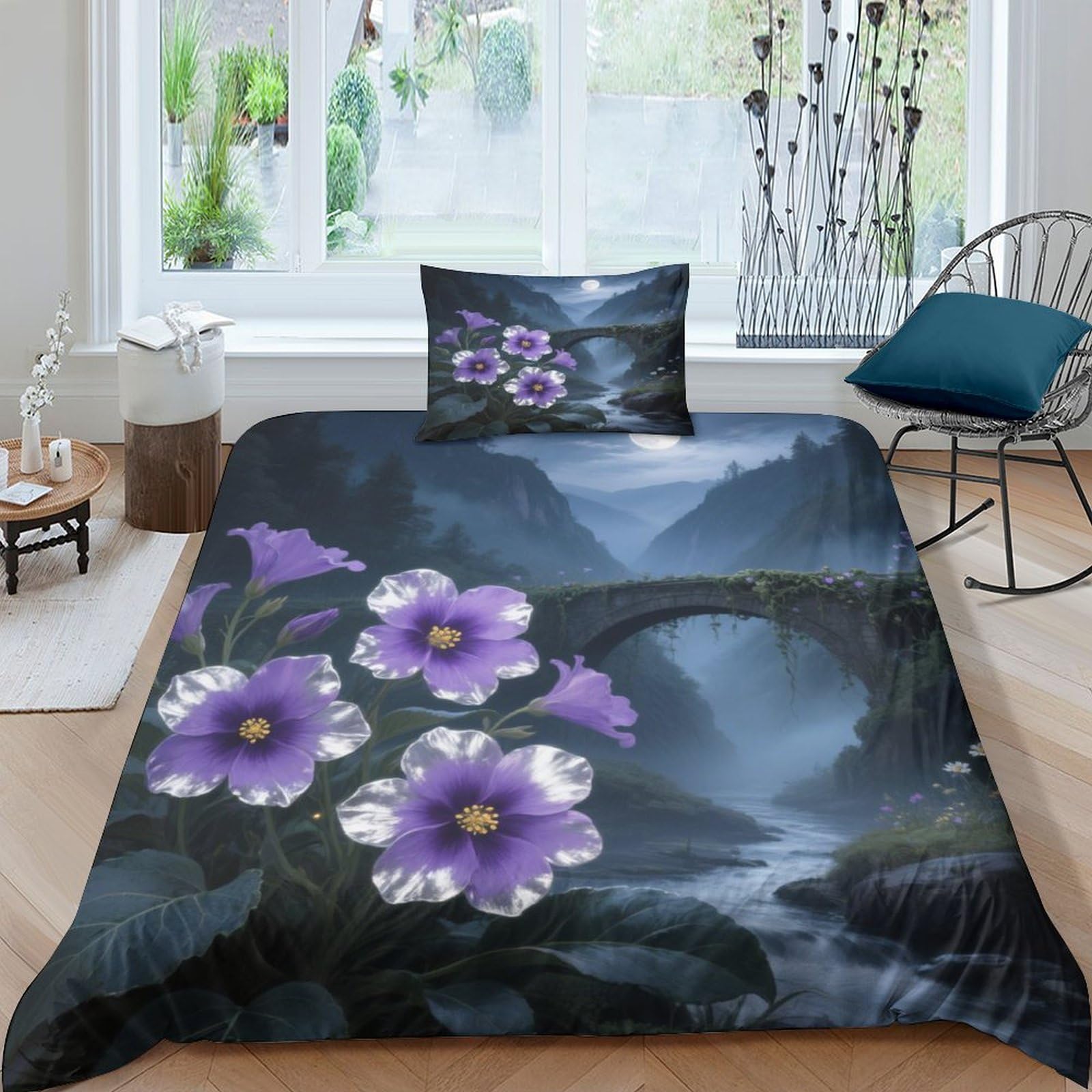 Fermeture éclair cachée : la parure de lit violette imprimée 3D idéale pour ados