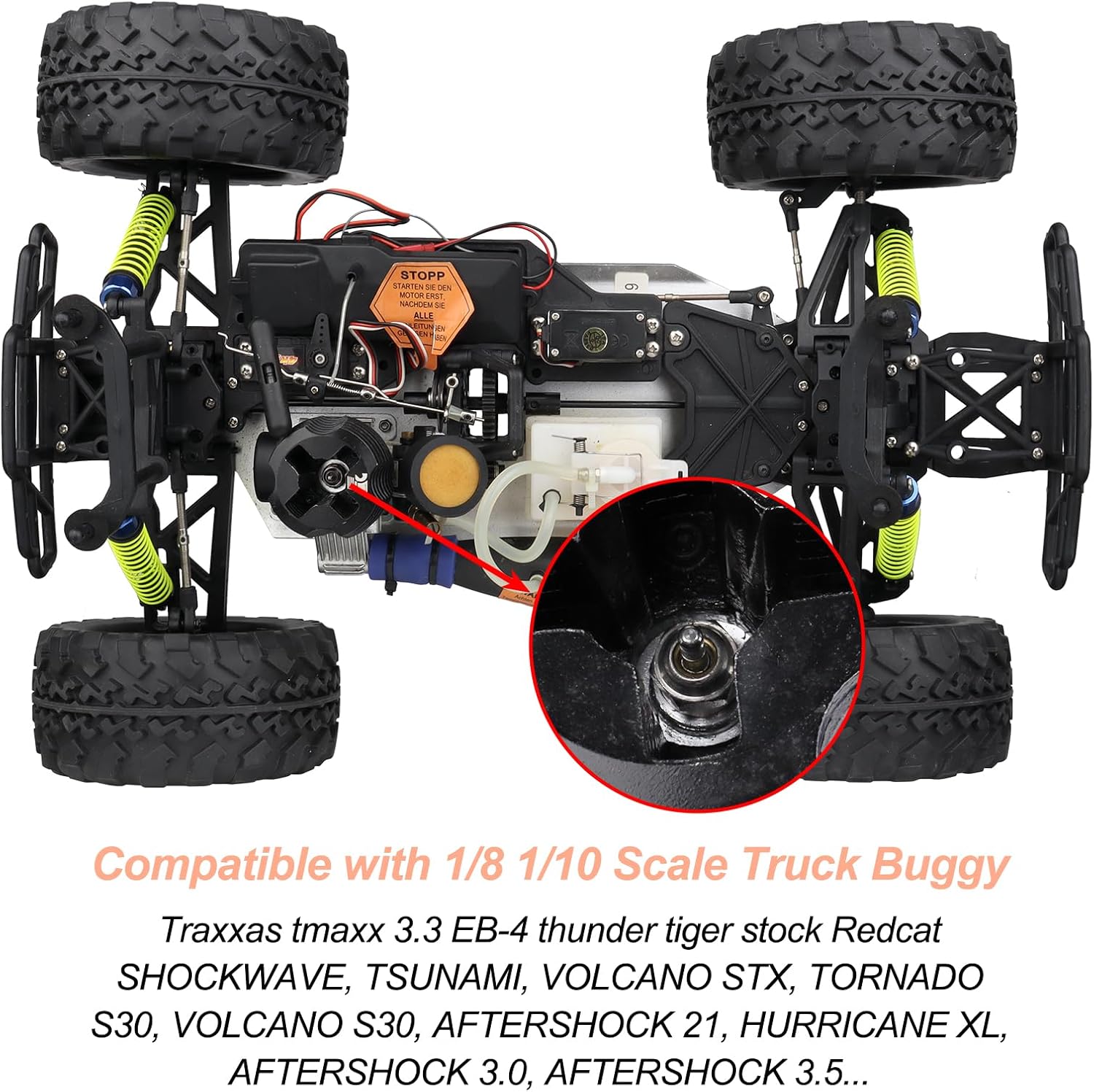 6PCS Hobbypark 70117 Glow Plug #4 N4 Spark Medium Hot Nitro Engine Parts for Traxxas Redcat HPI HSP 1/8 1/10 RC Car Truck Buggy