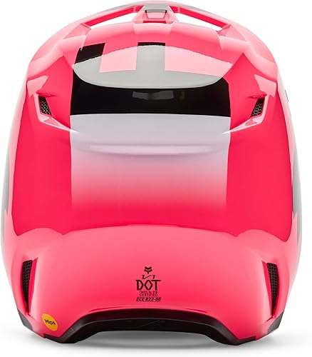 Vista 4 de Fox Racing Casco de motocross unisex V1 Escudo rosa
