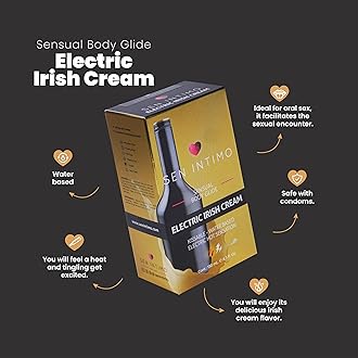 Sen Intimo Sensual Body Glide - Electric Irish Whisky Cream x 130 ML - 4.3 Fl oz