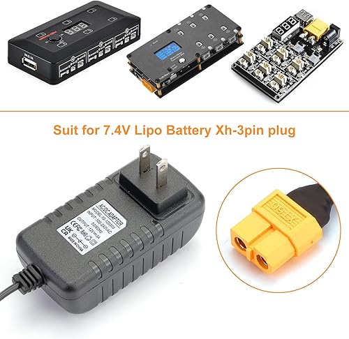 Miniatura 3 de Crazepony Adaptador de corriente de CA a CC 12V 3A XT60 enchufe para RC LiPo cargador de batería cargador de equilibrio como cargador UP-S6