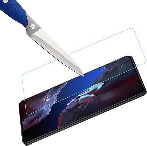 Miniatura 4 de Mr.Shield Paquete de 3 Protector de pantalla para Xiaomi Poco F5 Pro Vidrio templado Vidrio japonés con dureza 9H Protector de pantalla