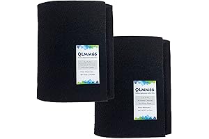 Carbon Filter Fabric Sheets (2 Pack) for Air Vent Filter AC Filters