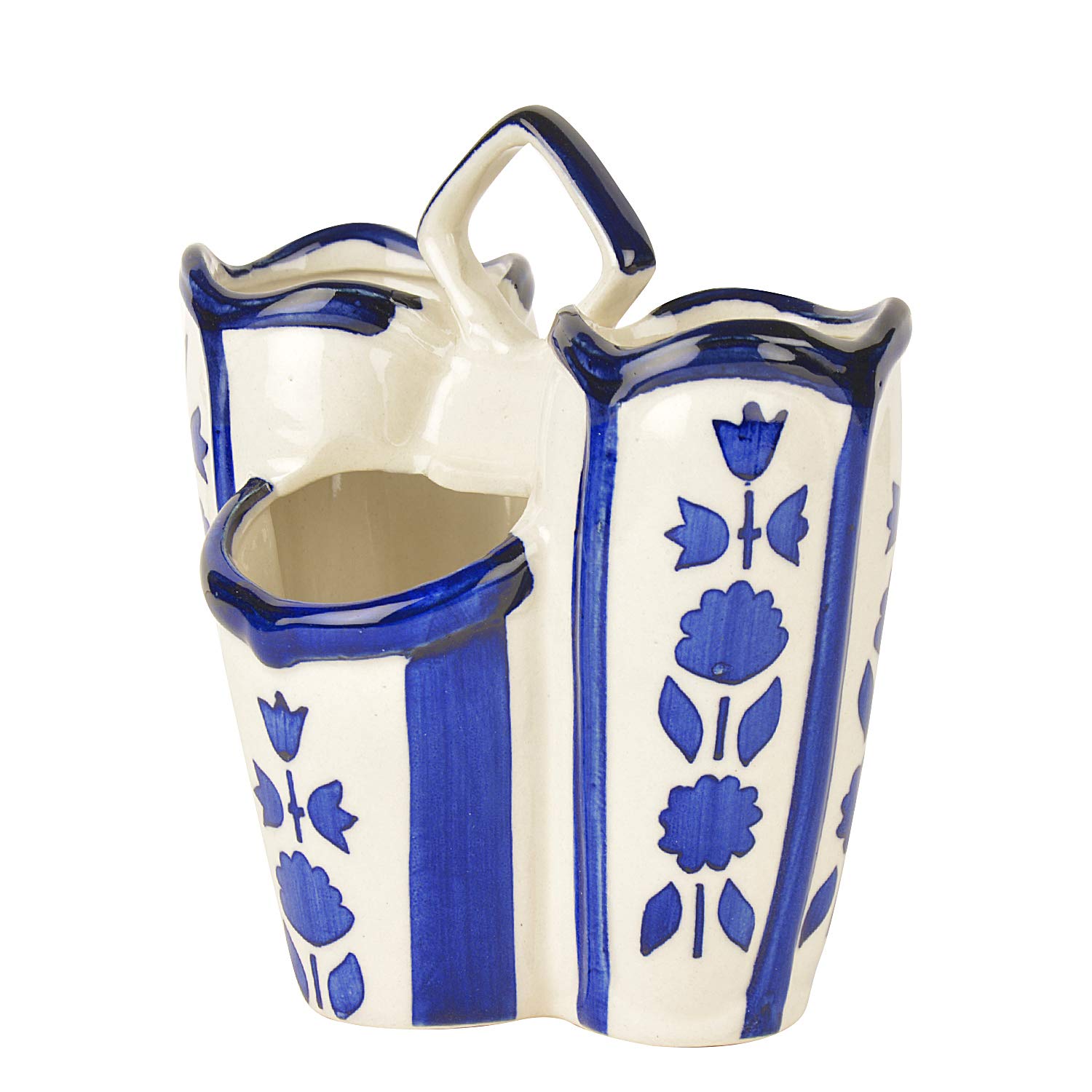 Handpainted Ceramic Cutlery Stand - Unique Kitchen Decor -3