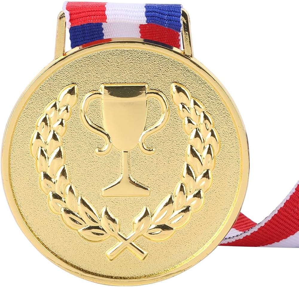Amazon | GETBSTOOP 金メダル オリンピック金メダル ネックリボン付き