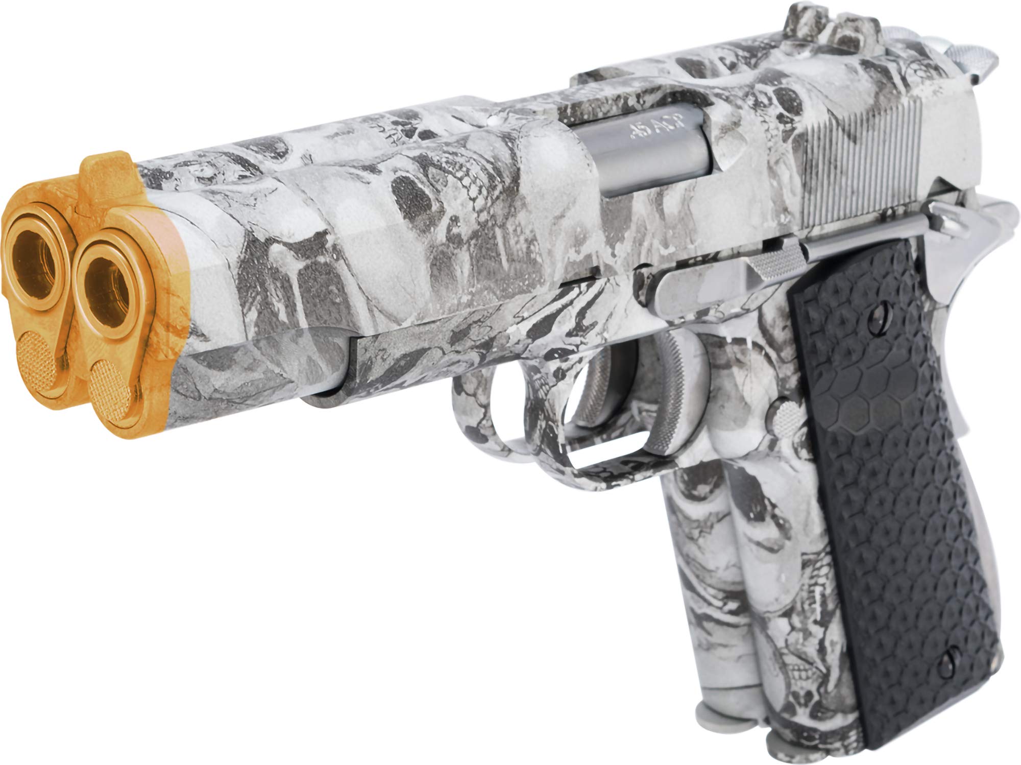 Buy Evike AW Custom Double Barreled 1911 Airsoft Blowback Pistol (Color