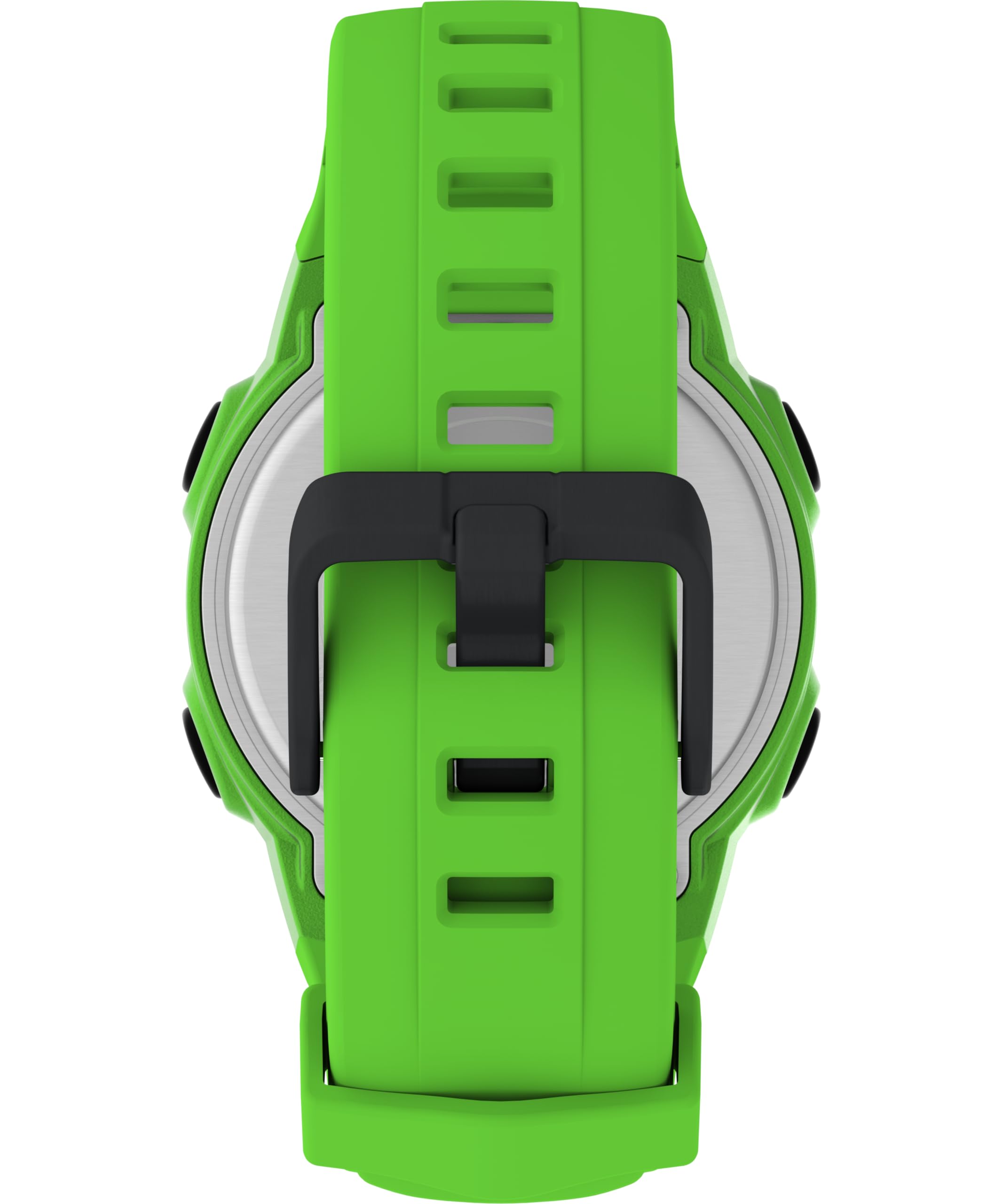 Timex Sport TW5M62800 Zegarek uniseks, 40 mm, zielony pasek z poliuretanu, cyfrowa tarcza, zielona koperta
