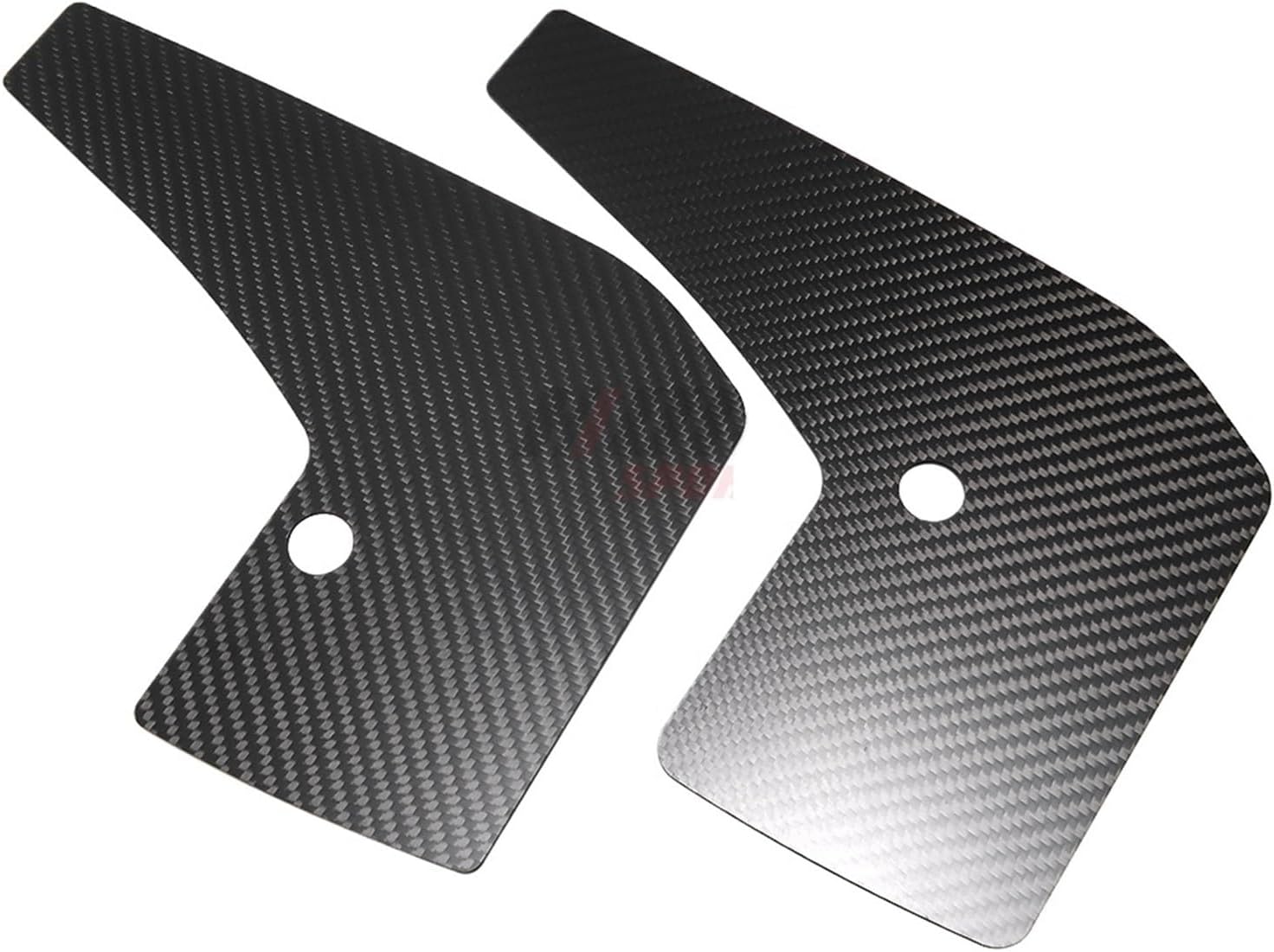 4Pcs/Set Energy Car Mud Flaps Compatible with Tesla Model S 2021-2023 Carbon Fiber Guard Fender Front Rear Wheel Mudguard Protector Trim(Glossy 4Pcs)