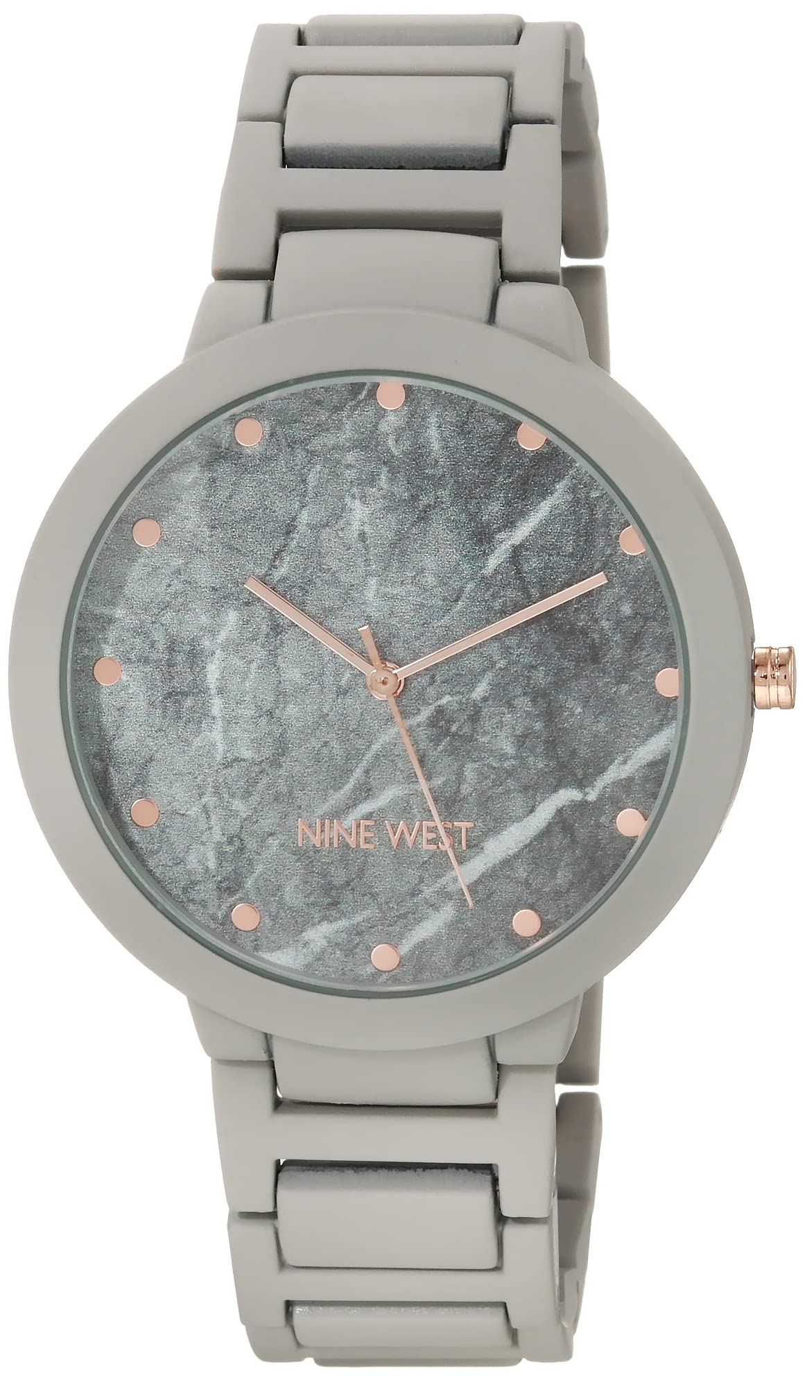Nine West Women's Rubberized Bracelet Watch