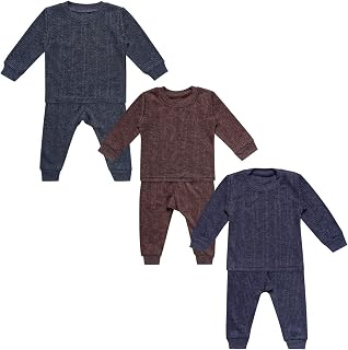 superminis Baby Thermal Top and Pyjama Set - Round Neck, Full Sleeves, Winter Wear Suit for Infants, Girls, Boys Price In India