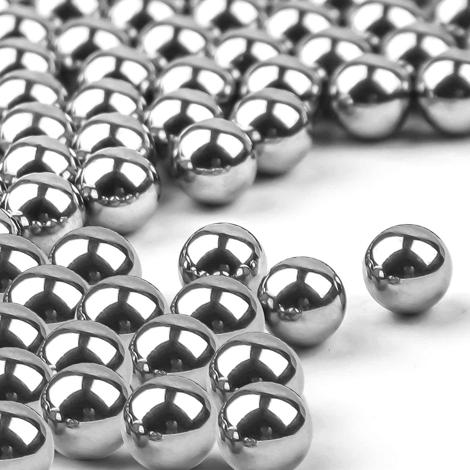 225 bolas agitadoras de color, 4 mm/0,16 pulgadas, bolas mezcladoras, bolas agitadoras de pintura de acero inoxidable, bolas de metal para mezclar esmalte de uñas, perlas de botella de color