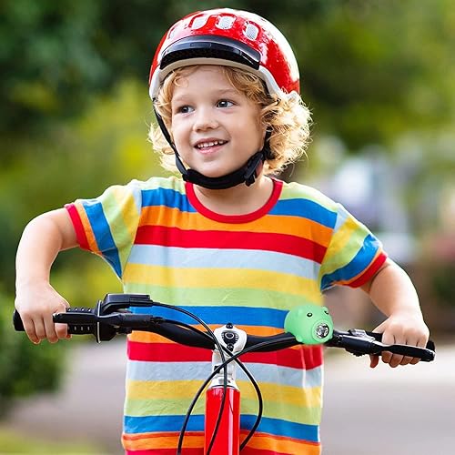Miniatura 7 de Luces de bicicleta para niños para montar por la noche, luces de bocina de bicicleta para niñas, juego de faros y luces traseras recargables para