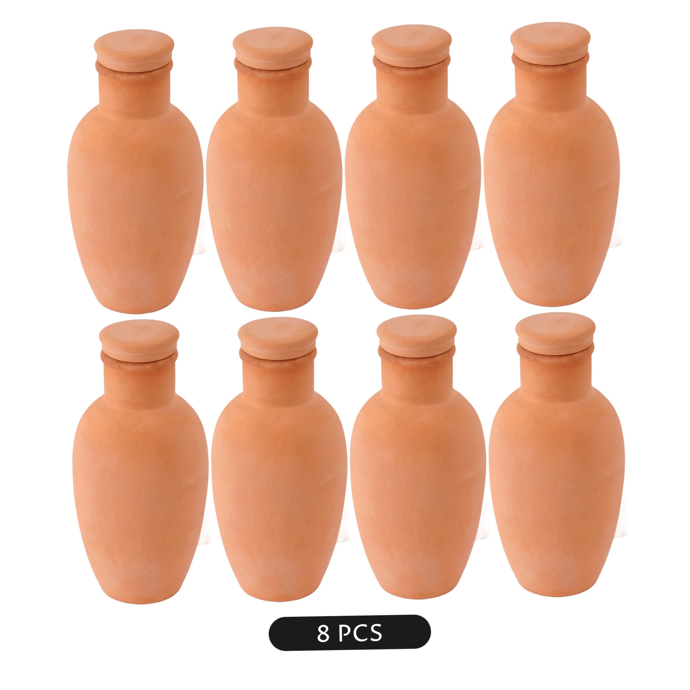 Pots d'arrosage en Terre Cuite, 4 Pointes d'arrosage en Terre Cuite pour Plantes en Pot 'intérieur et 'extérieur |.Pointes 'Auto-Plantation