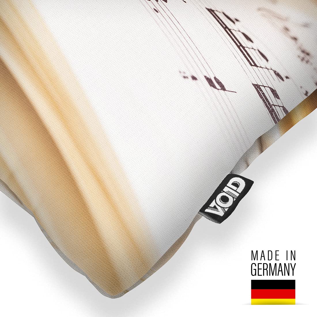 VOID Tromba Strumento Classico Cuscini federe Poliestere Impermeabile per Uso Outdoor e Indoor, Kissen Size:80 x 80 cm