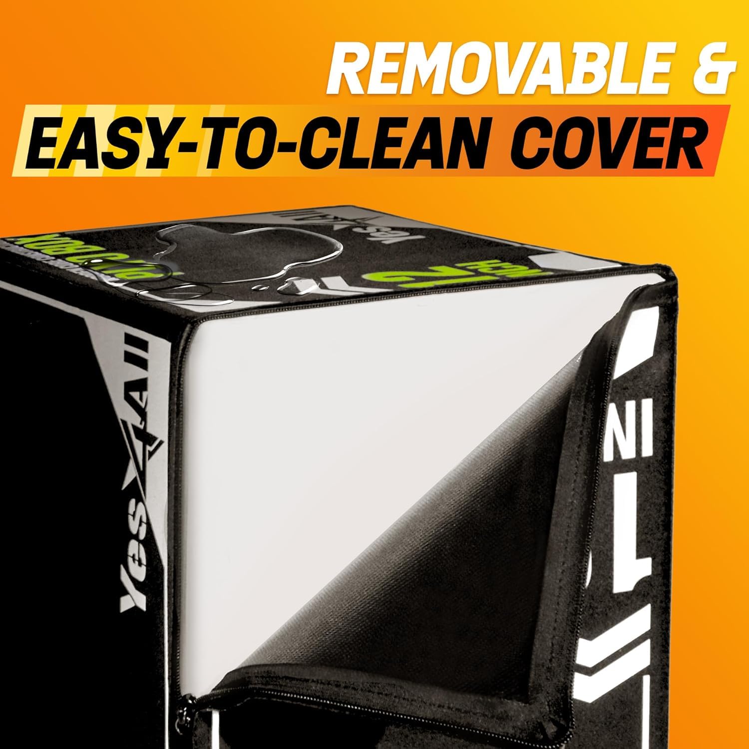Yes4All Caja pliométrica Suave 3 en 1 con núcleo de Madera, Caja pliométrica de Espuma para Ejercicio, Crossfit, MMA, Entrenamiento pliométrico, Disponible en 4 tamaños