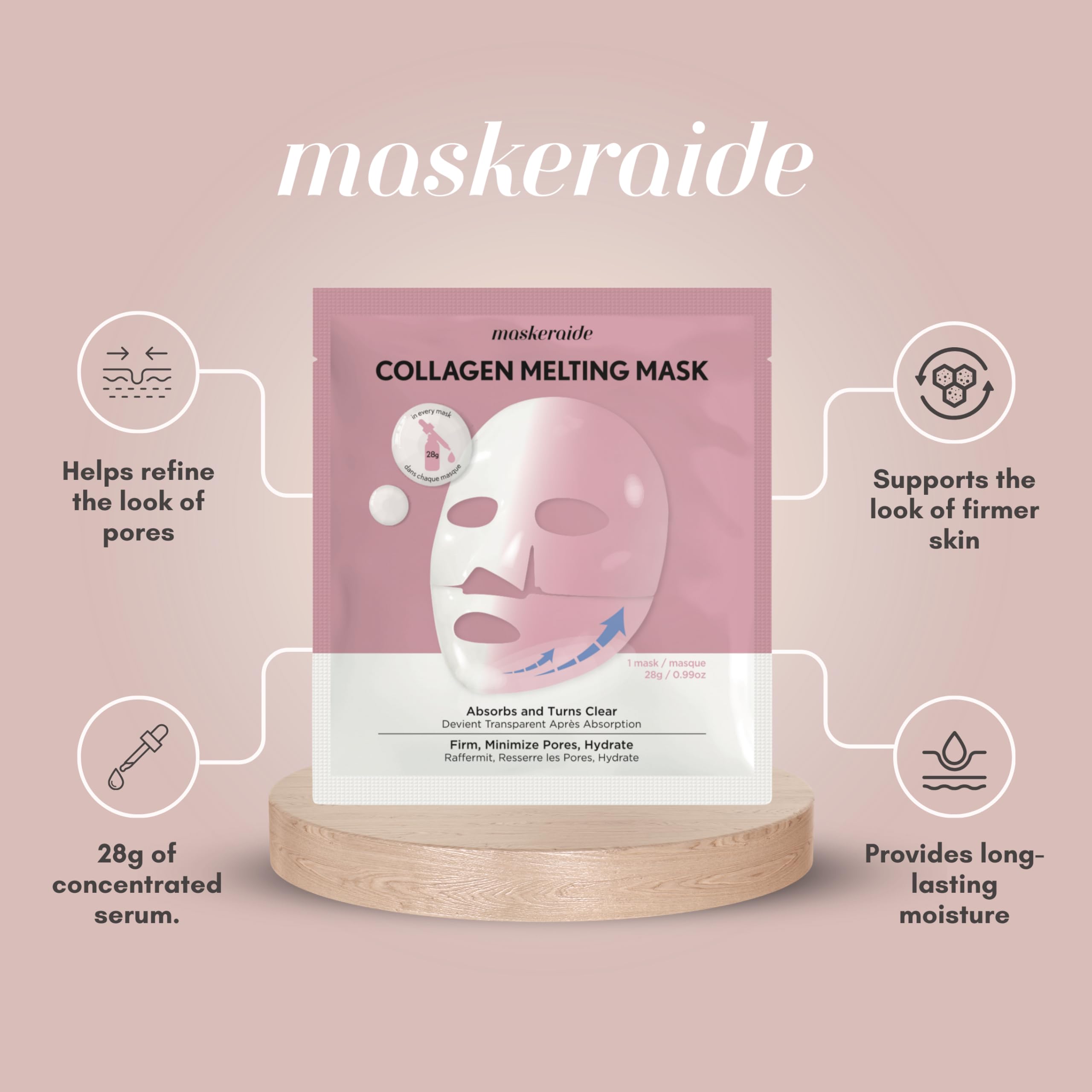 Collagen Hydrogel Mask, Deep Collagen Hydrating Overnight and