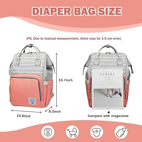 Miniatura 2 de Mochila para pañales multifunción impermeable para mamá, mochila de viaje para pañales, Verde, Mochilas de viaje