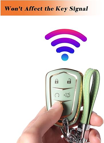 Miniatura 5 de Funda para llavero Cadillac  Funda para llavero para Cadillac Escalade CTS SRX XT5 ATS STS CT6 Superior Soft TPU 360 grados de protección completa