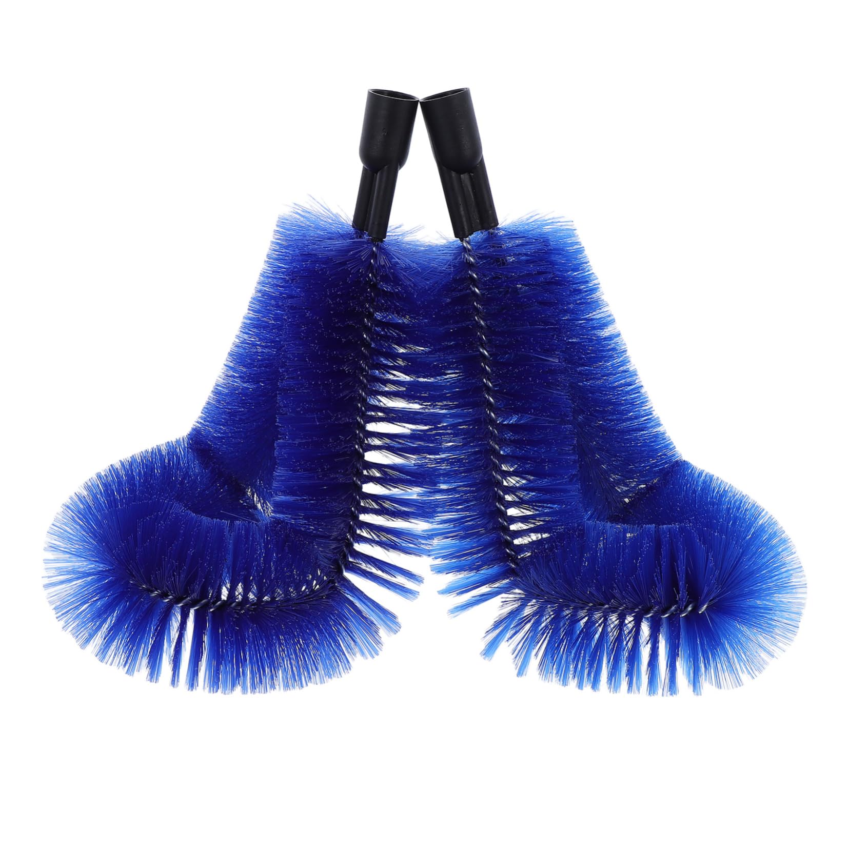 Homoyoyo Kit de Limpieza de Canalones 2piezas Cabezales de Cepillo de Nylon y Acero Inoxidable para Edificios Residenciales, Herramienta y Resistente Hogar