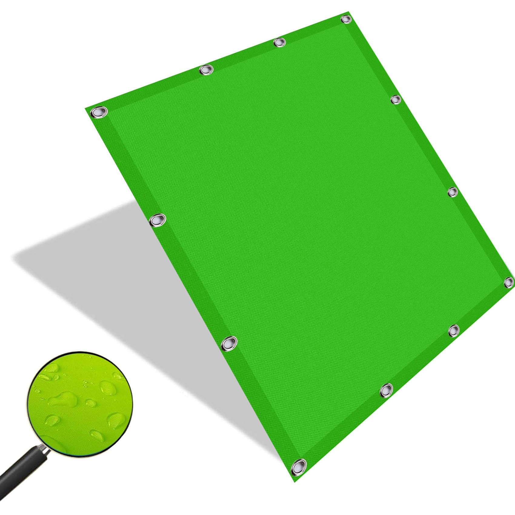 Filet d'ombrage vert 1.8x3.6m rectangulaire anti-UV