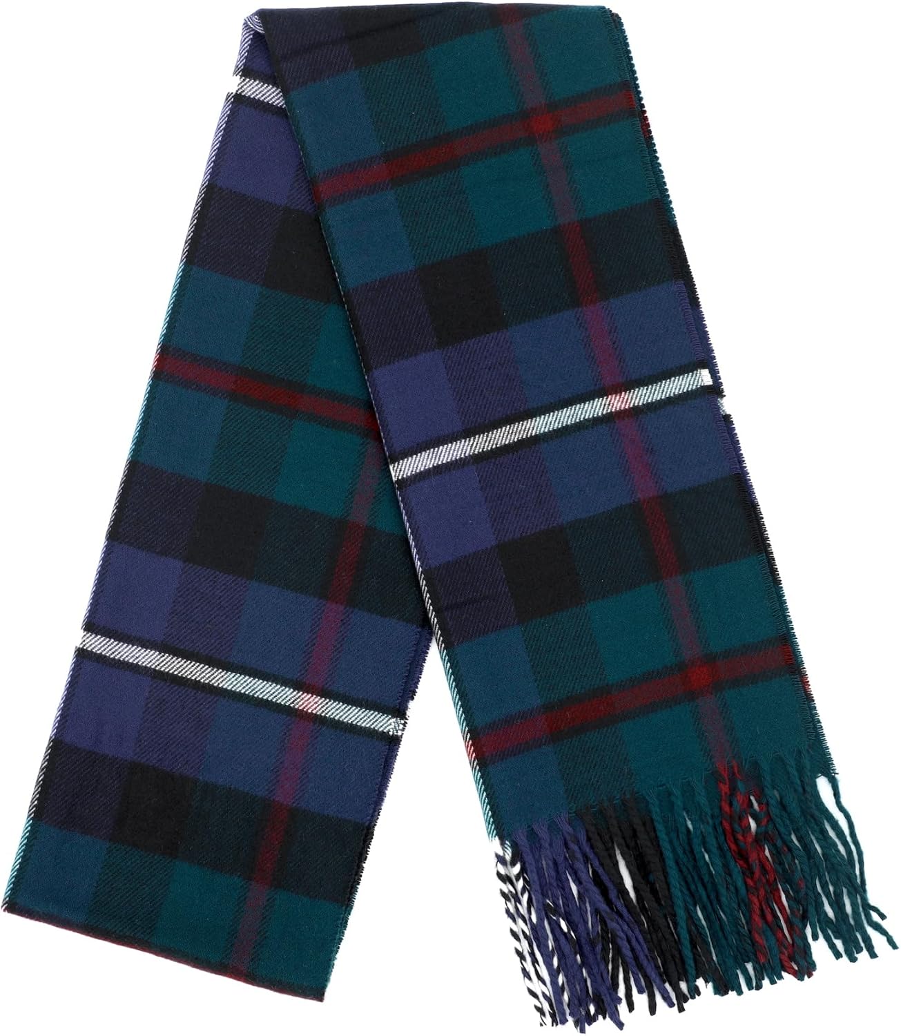 Achillea Scottish Tartan Plaid Scarf - Warm Cashmere Feel Winter Scarf, Scarves for Holiday, Christmas & Daily Wear - Image 5