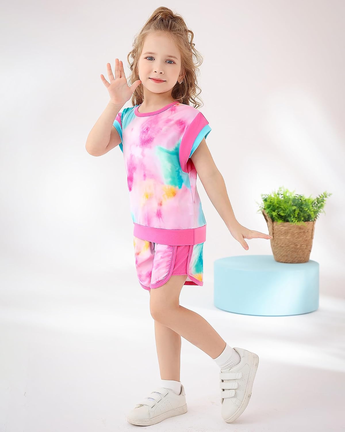 SANMIO Toddler Girl Clothes Summer Girls Outfits 2 Piece Clothing Set image 4
