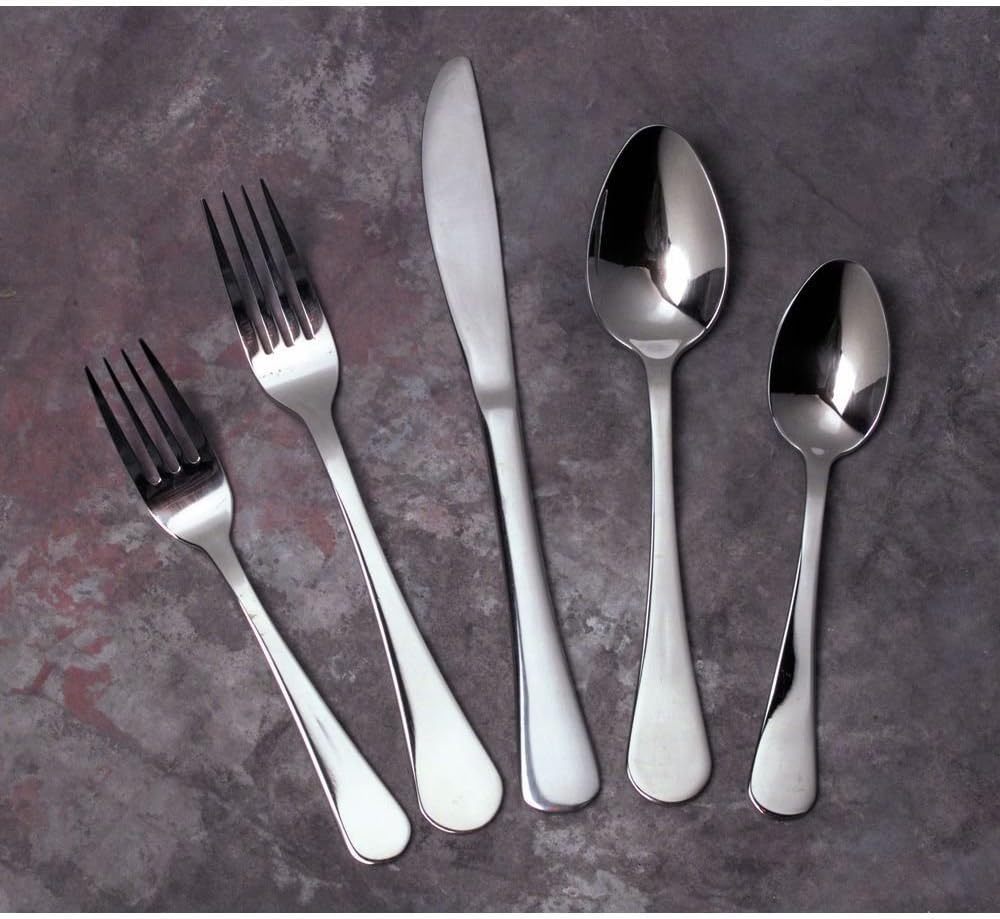 Venice 18/8 Stainless Steel Teaspoons-1 Dozen Pack
