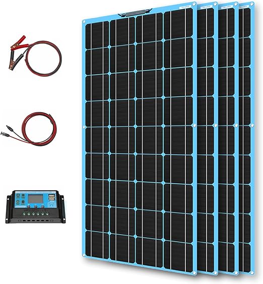 Solarpanel Hocheffizientes SolarpanelKit, 2 X 100 W Flexibles Mono