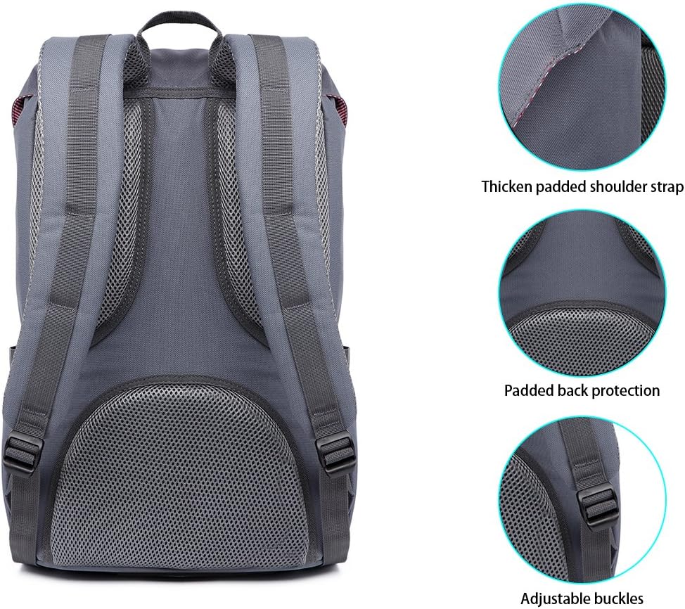 Best Deal 🛒 Travel Laptop Backpack, Outdoor Rucksack, School backpack Fits 15.6(Nylon Grey2pc) Super Sale 🛒 Travel Laptop Backpack, Outdoor Rucksack, School backpack Fits 15.6(Nylon Grey2pc)