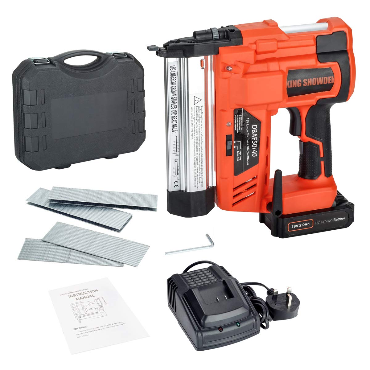 Buy Cordless Ste/Nail with Battery, King Showden 2 in 1 Cordless