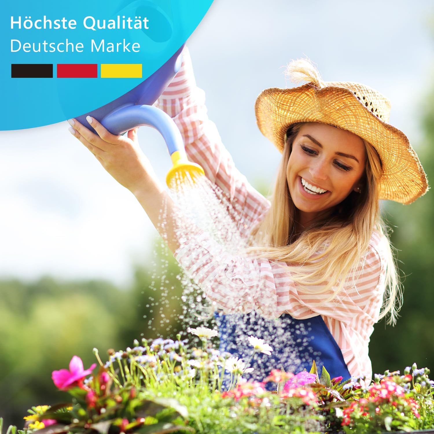NYVI Gartenkomposter/Hochbeet NYVIGreen Grundvariante 550 Liter - Schnellkomposter aus wetterfestem & recyceltem Kunststoff - auch als Blumenbeet - Pflegeleicht, Steckmontage ohne Werkzeug