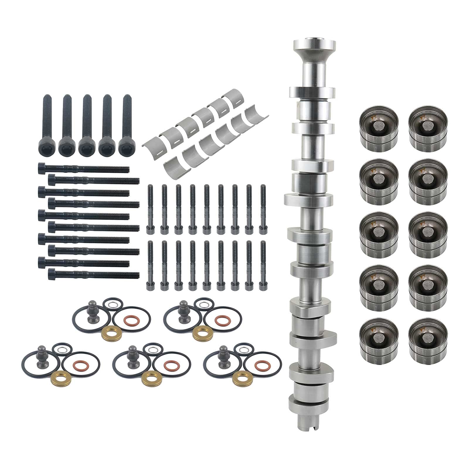 Kit de arbol de levas completo Reemplazo para 2.5 TDI AXD BAC BLJ BLK 7LA 7L6 7L7 070109101P 038103673B 038103714 038103714A 038103385A 038198051 038109309 A